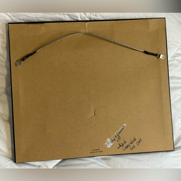 Disney Parks Castle with Characters Pin Set Picture Print Art Framed & Matted - Picture 7 of 7